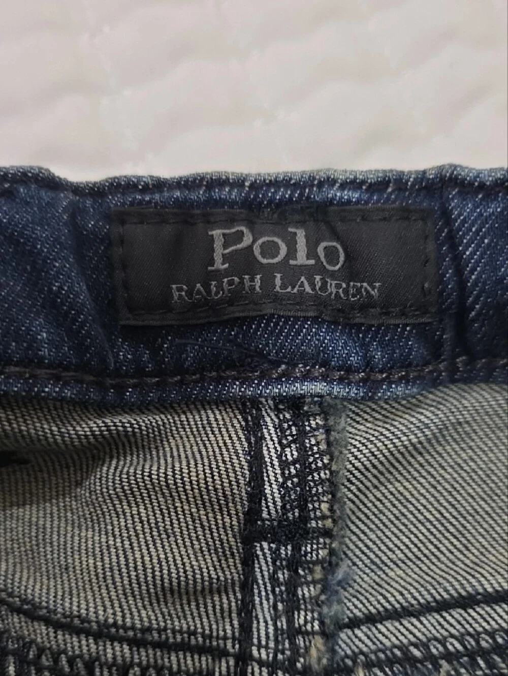 Ralph Lauren Boys Dark Blue Straight Jeans